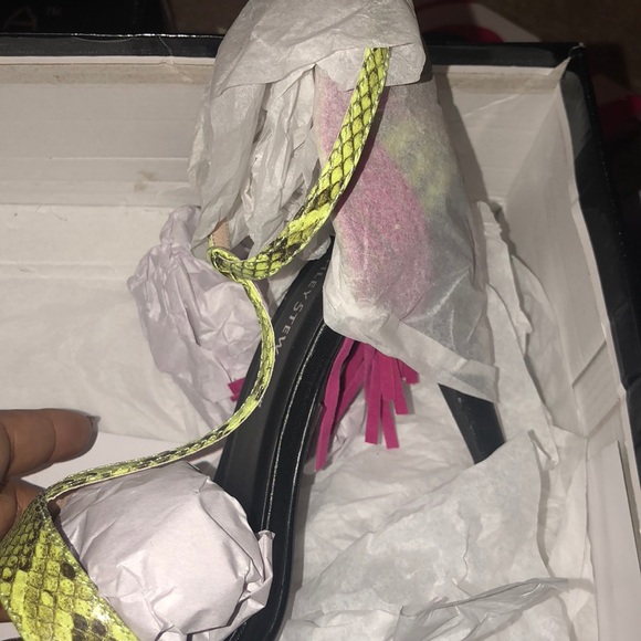 Snake Skin Tassel Heels - Picture 6 of 6